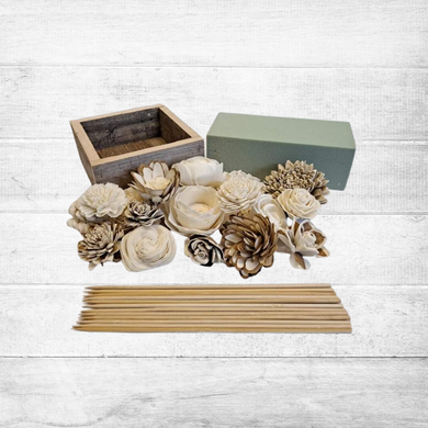 Reclaimed 6 in. Centerpiece Box Craft Kit