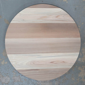 Circle Wood Board Sign