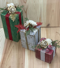 Load image into Gallery viewer, Tiered Christmas Present Blocks