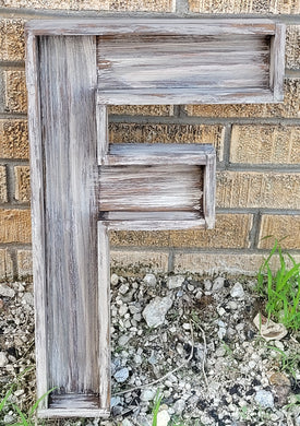 Reclaimed Wooden Letter Shadow Box-18