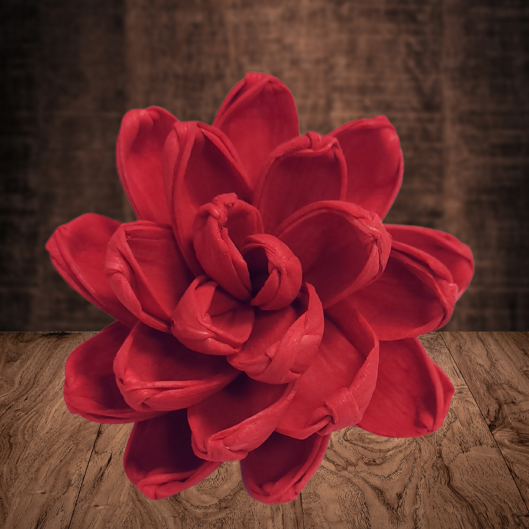 Ruby Red Wood Flower Dye