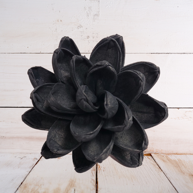 Deep Black Wood Flower Dye