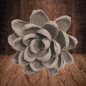 Cool Grey Wood Flower Dye