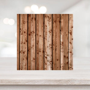 Wood Boards Wood Print- 12x12 Square