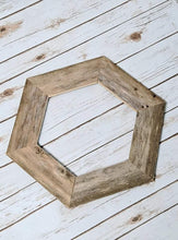 Load image into Gallery viewer, Reclaimed Hexagon Wreath- 18&quot;